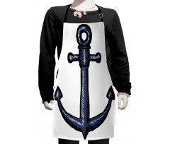 Nautical Anchor Safety Kids Apron