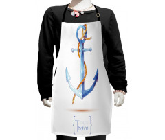 Classic Sail Rope Emblem Kids Apron