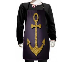 Anchor Pattern Tranquil Kids Apron