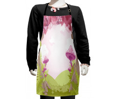 Fairytale Land Blooms Kids Apron