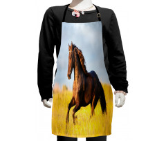 Meadow Mystery Horse Kids Apron