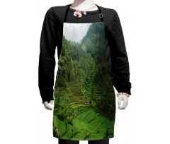 Rice Paddies Kids Apron