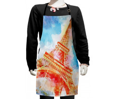 Eiffel Tower Kids Apron