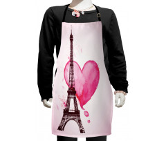 Romance Love Art Kids Apron