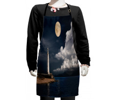 Moonlight Island Sea Kids Apron