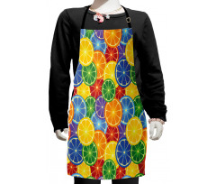 Tropic Orange Fruit Kids Apron