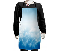 Peaceful Fluffy Clouds Kids Apron