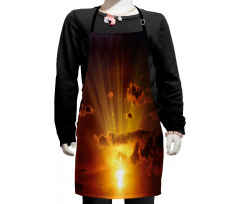 Burning Sunset Kids Apron