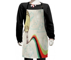 New York Skyscrapers Kids Apron