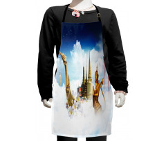 Thailand Famous Statues Kids Apron