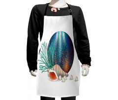 Underwater Ocean Marine Kids Apron