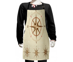 Compass Nautical Retro Kids Apron