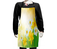 Flower Garden in Summer Kids Apron