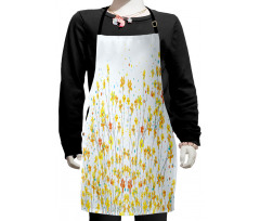 Daffodil Bloom Spring Kids Apron