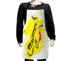 Jazz Saxophone Kids Apron