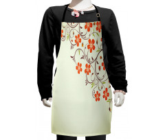 Ladybugs Flowers Spring Kids Apron