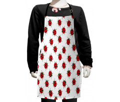 Ladybugs Patterns Kids Apron