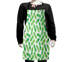 Exotic Pineapple Pattern Kids Apron