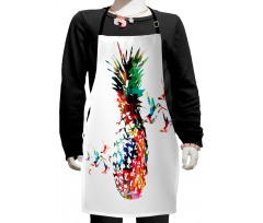 Modern Geometric Art Kids Apron