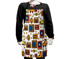 90s Theme Retro Kids Apron