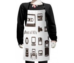 90s Nostalgia Game Kids Apron