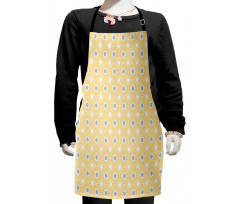 Quatrefoil Star Kids Apron