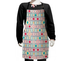 Quatrefoil Kids Apron