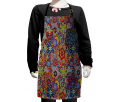 Combined Nested Paisley Kids Apron