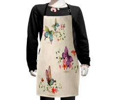 Wings Moth Transformation Kids Apron