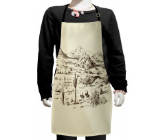 Wild West Cowboys Kids Apron