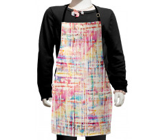 Grunge Mixed Kids Apron