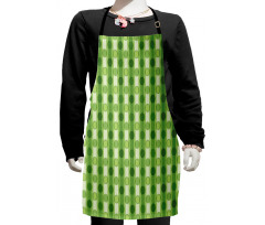 Polka Dots Striped Retro Kids Apron