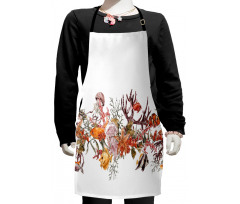 Coral Algea Sealife Kids Apron