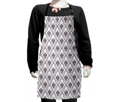 Small Flowers Leaves Kids Apron