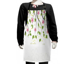 Branch with Flowers Kids Apron