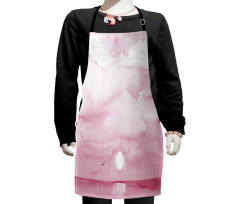 Sunrise Birds Horizon Art Kids Apron