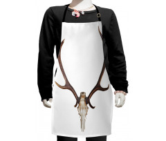 Antlers Skeleton Hunter Kids Apron