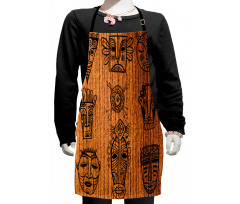 Native Masks Kids Apron