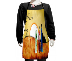 Tribe Facing Sunrise Kids Apron