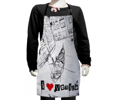 Venetian Canal Art Love Kids Apron