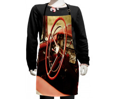 Antique Classic Car Kids Apron