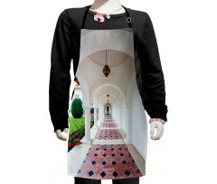 Arched Colonnade Hallway Kids Apron