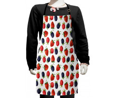 Strawberries Raspberry Kids Apron