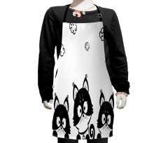 3 Kittens Kids Apron