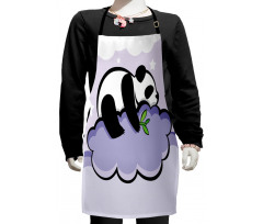 Sleeping Panda on Cloud Kids Apron