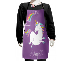 Purple Kids Rainbow Kids Apron