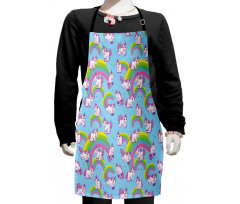 Cartoon Childish Kids Apron