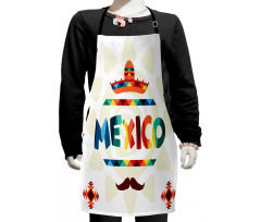 Sombrero Aztec Kids Apron