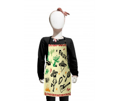 Taco Fiesta Guitar Kids Apron