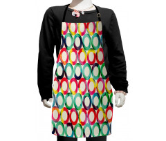 Retro Spots Kids Apron